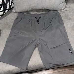 Timberland Gray Cargo Shorts KIDS SIZE LARGE